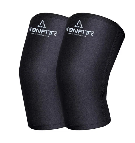 7mm Neoprene Knee Sleeves for Weightlifting: Kenfit Knee Support for Squats and Gym Training