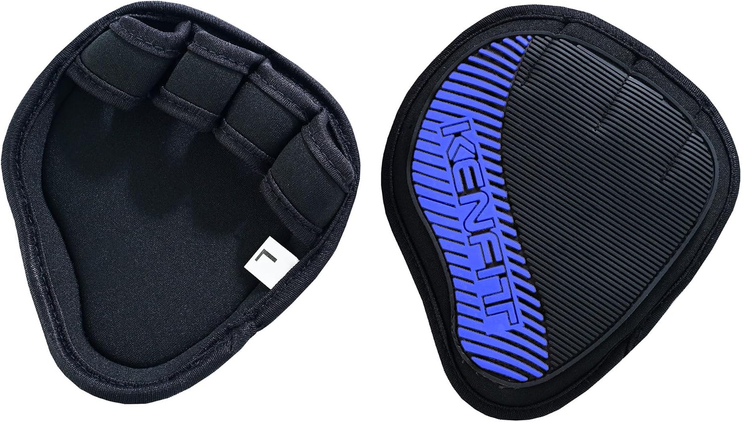 Weight Lifting Hand Grips: Kenfit Open Design Non Slip Grip Pads for Gym Training