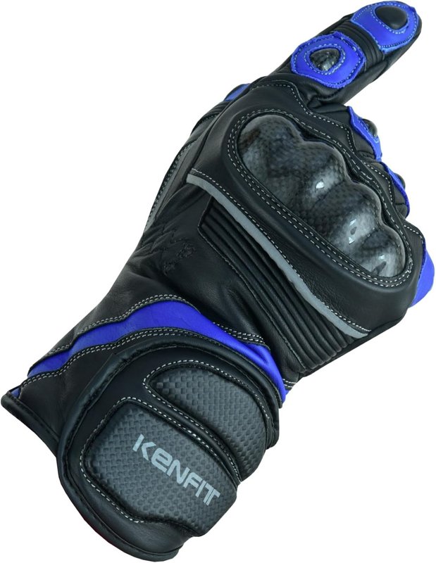 Motorbike Gloves in Leather Motorcycle Armoured Gloves Men Women