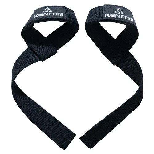 Barbell Weight Lifting Strap Heavy Duty Wraps Padding Dumbbells Deadlifts KENFIT