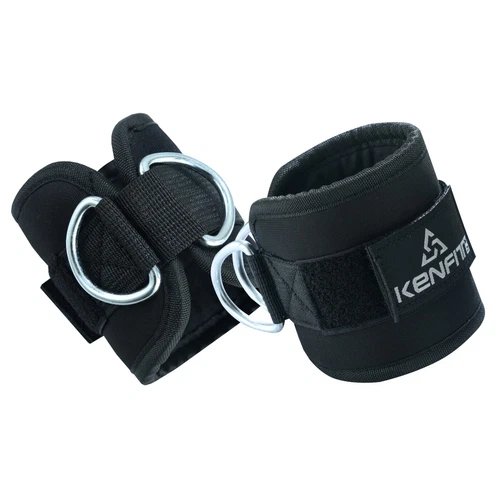 Ankle Strap For Cable Machine D-Ring Gym 9x4 inches Leg kickback by KENFIT